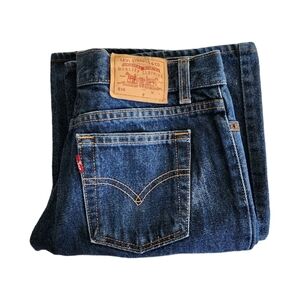 LEVI'S x VINTAGE 514 Super Low Rise Flare Jeans USA Made size M/7